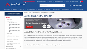 Acme Plastics - Acrylic Sheets