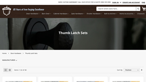 Acorn MFG - Thumb Latch Sets