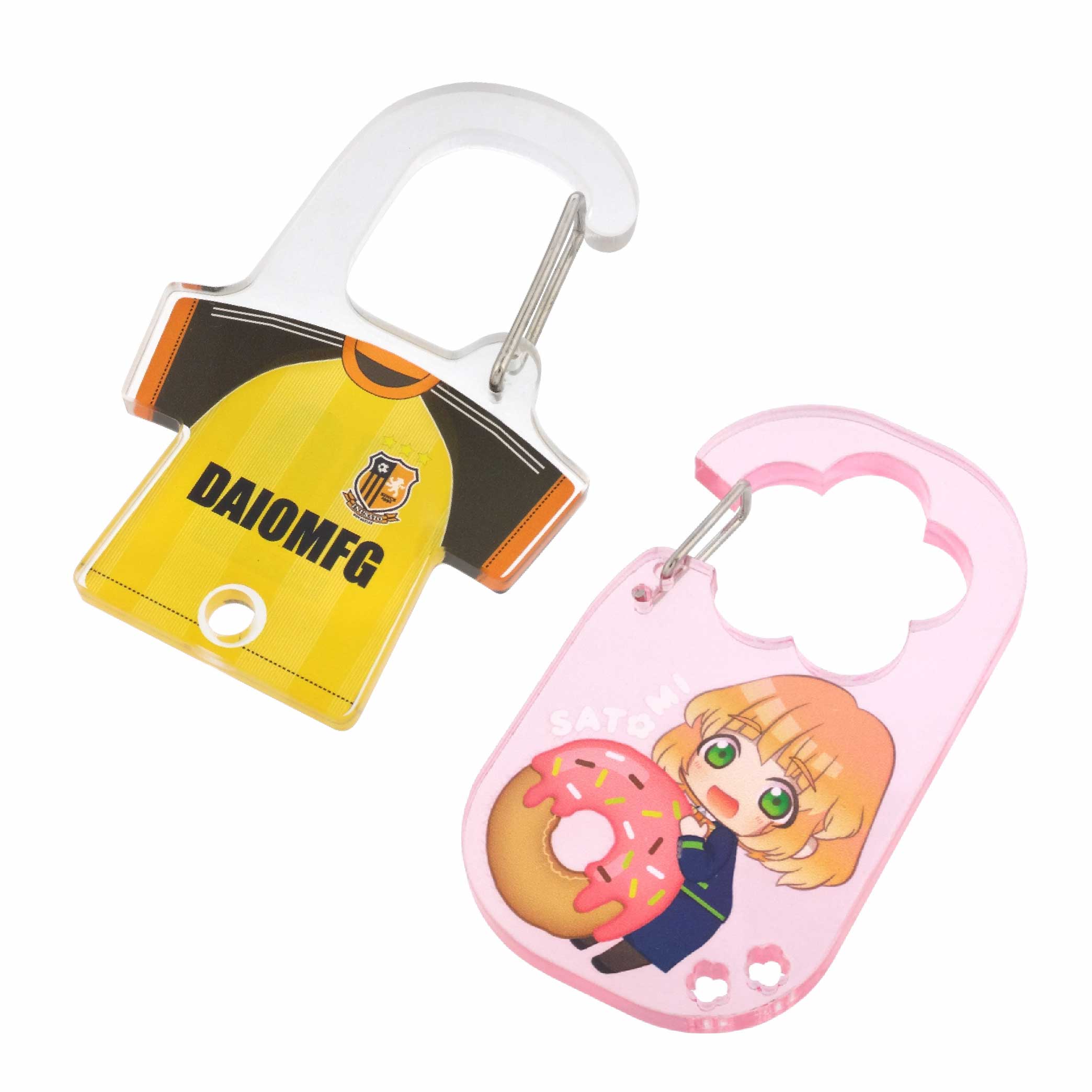 An application scenario or product detail of acrylic character carabiner - Image 11