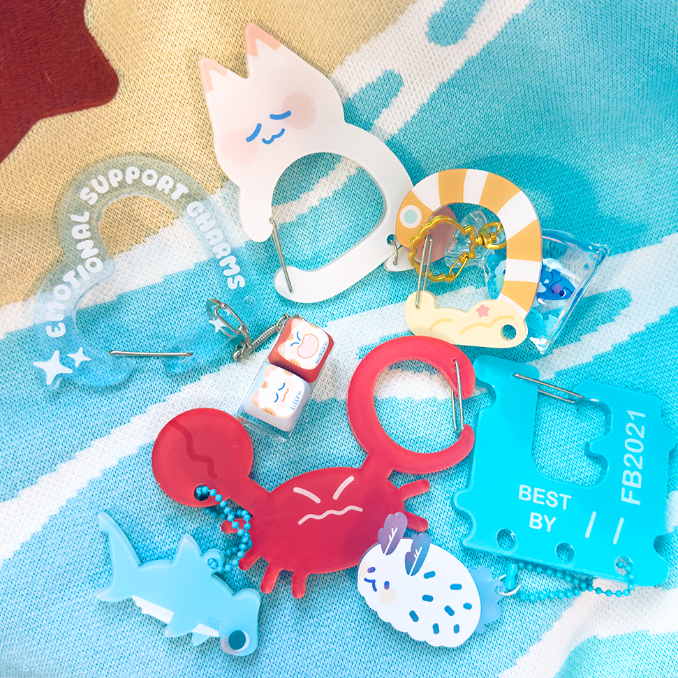An application scenario or product detail of acrylic character carabiner - Image 12