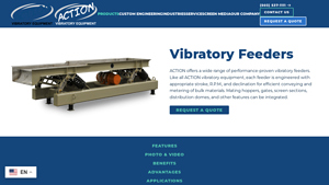 Action Vibratory Equipment - Vibratory Feeders