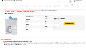 Action Health - Tamper-Evident Bags