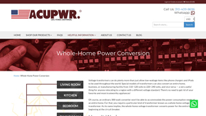 ACUPWR - Whole-Home Voltage Transformers