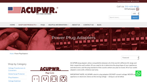 ACUPWR - AC-20 Type B to Type F Schuko Plug Adapter
