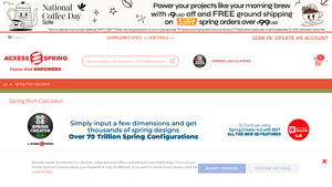 Acxesspring - Spring Pitch Calculator