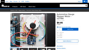 Adafruit - Automotive Gauge Stepper Motor