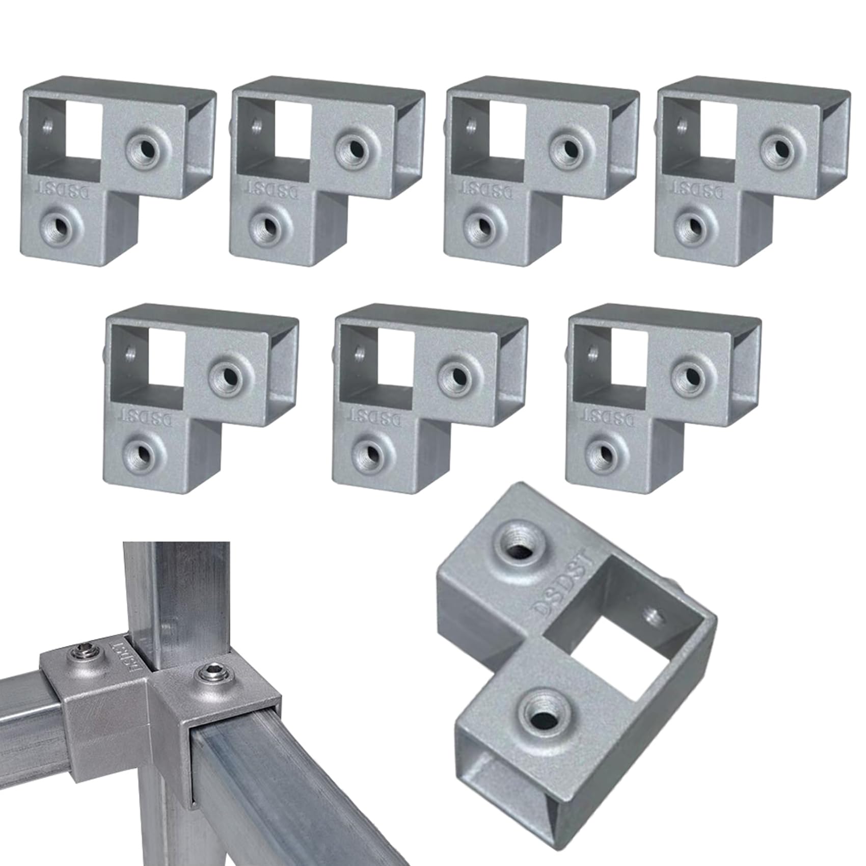 An application scenario or product detail of adjustable connector clamp square 1 3/8 - Image 1