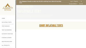 Adrift - Coody 13.68 Inflatable Tent