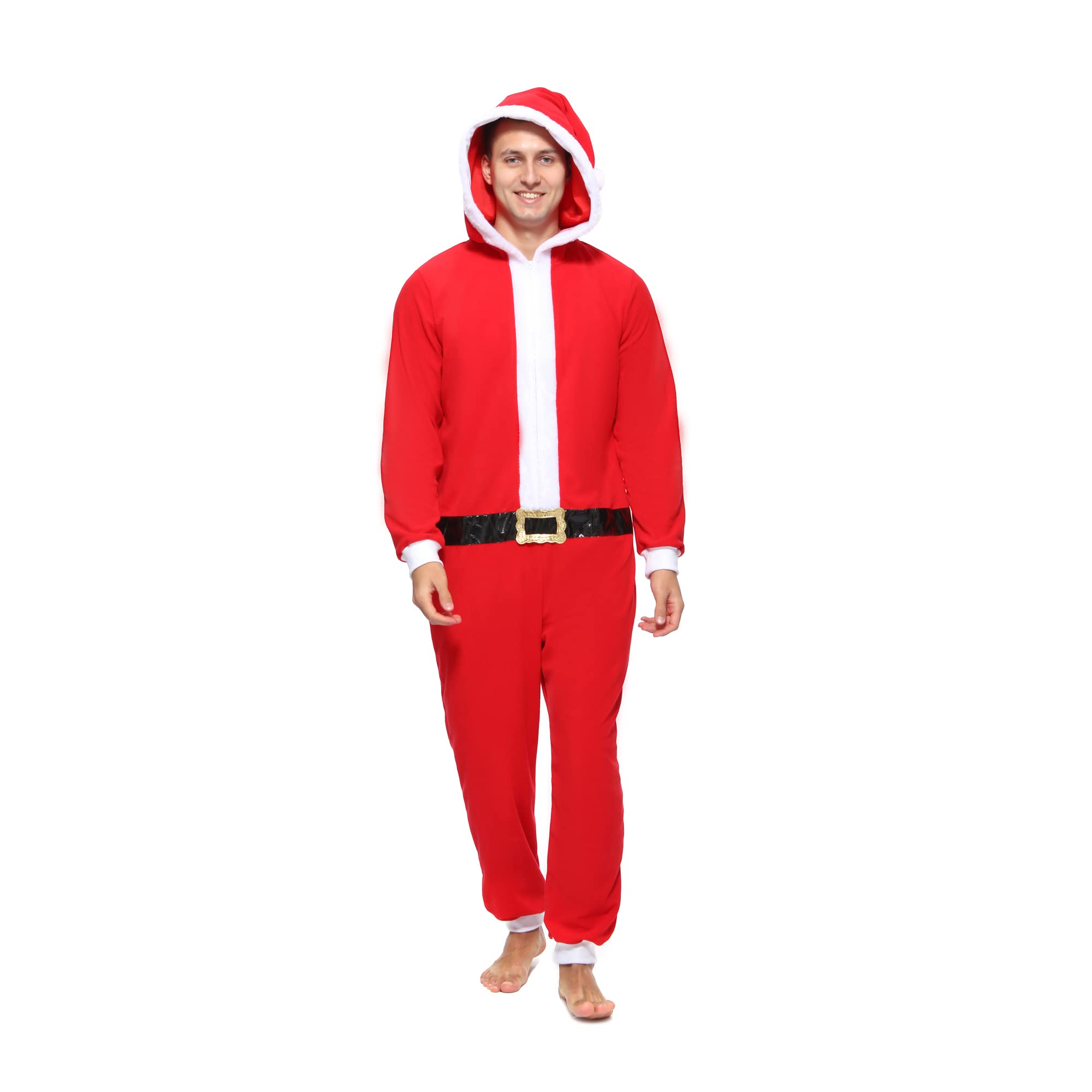 An application scenario or product detail of adult christmas onesie - Image 7