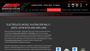 Advanced Plating Technologies - Electroless Nickel Plating