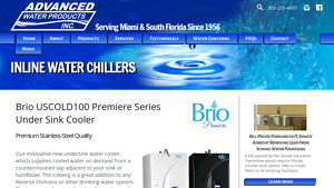 Advanced Water Products Inc - Brio USCOLD100 Inline Water Chiller