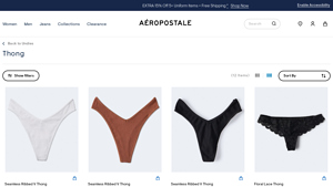 Aeropostale - Women's & Teen Girls' Thong Underwear