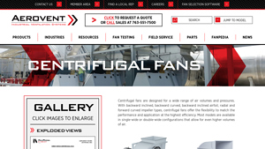 Aerovent - Centrifugal Fans