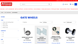 Afence - Swing Gate Roller Wood