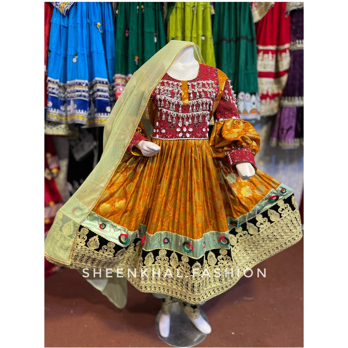An application scenario or product detail of afghani dress - Image 7