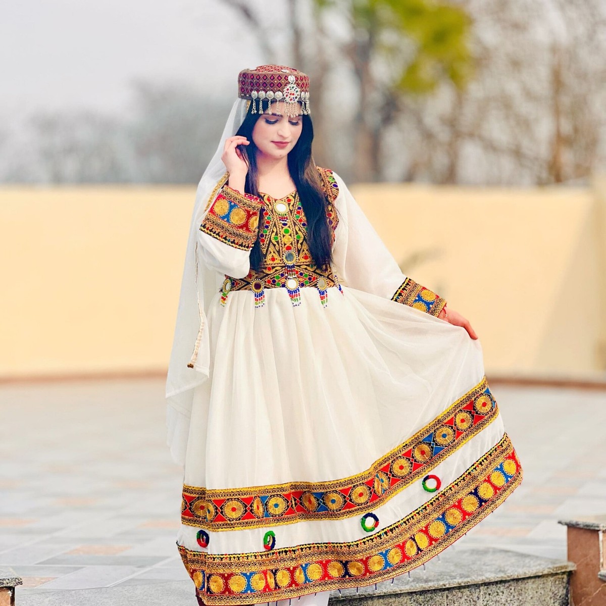 An application scenario or product detail of afghani dress - Image 12