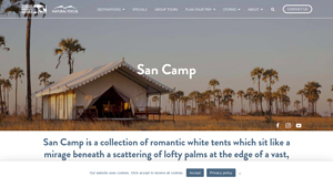 African Wildlife Safaris - San Camp