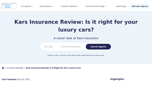 Kars Insurance - Automotive Coverage Solutions