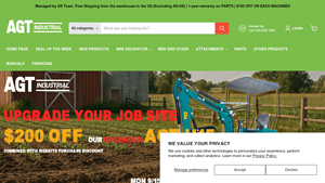 AGT - Mini Excavators & Skid Steer Loaders