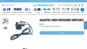 Aquatec - High Pressure Switches