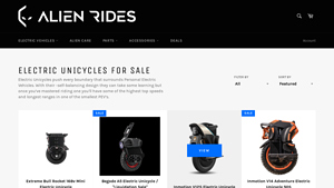 Alien Rides - Extreme Bull Rocket 168v Mini Electric Unicycle