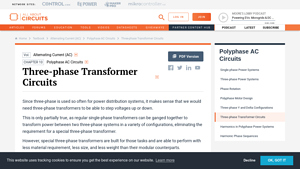 All About Circuits - Three-Phase Transformers