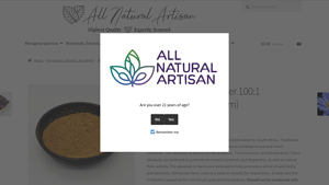 All Natural Artisan - Kanna Extract Powder 100:1