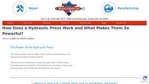 AllPhase Hydraulics - Hydraulic Presses
