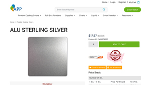 ALU - Sterling Silver Powder Paint