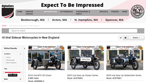 Ural - Sidecar Motorcycles for Sale