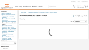Alps Controls - Pneumatic Pressure Switch