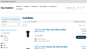 ALP Supply - CB14H12112 Plain & Plated Fasteners