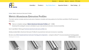 Alufab Inc - Metric Aluminum Extrusions