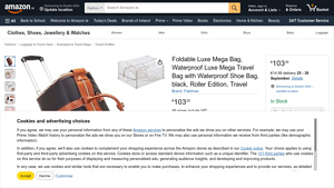 Fiabhras - Foldable Luxe Mega Bag
