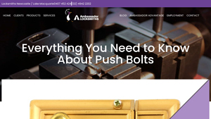Ambassador Locksmiths - Push Bolts