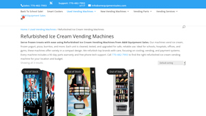 AmEquipment - Ice Cream Vending Machines