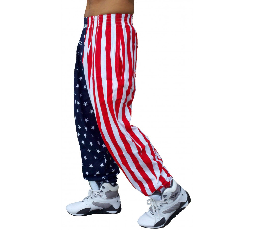 An application scenario or product detail of american flag pants - Image 3
