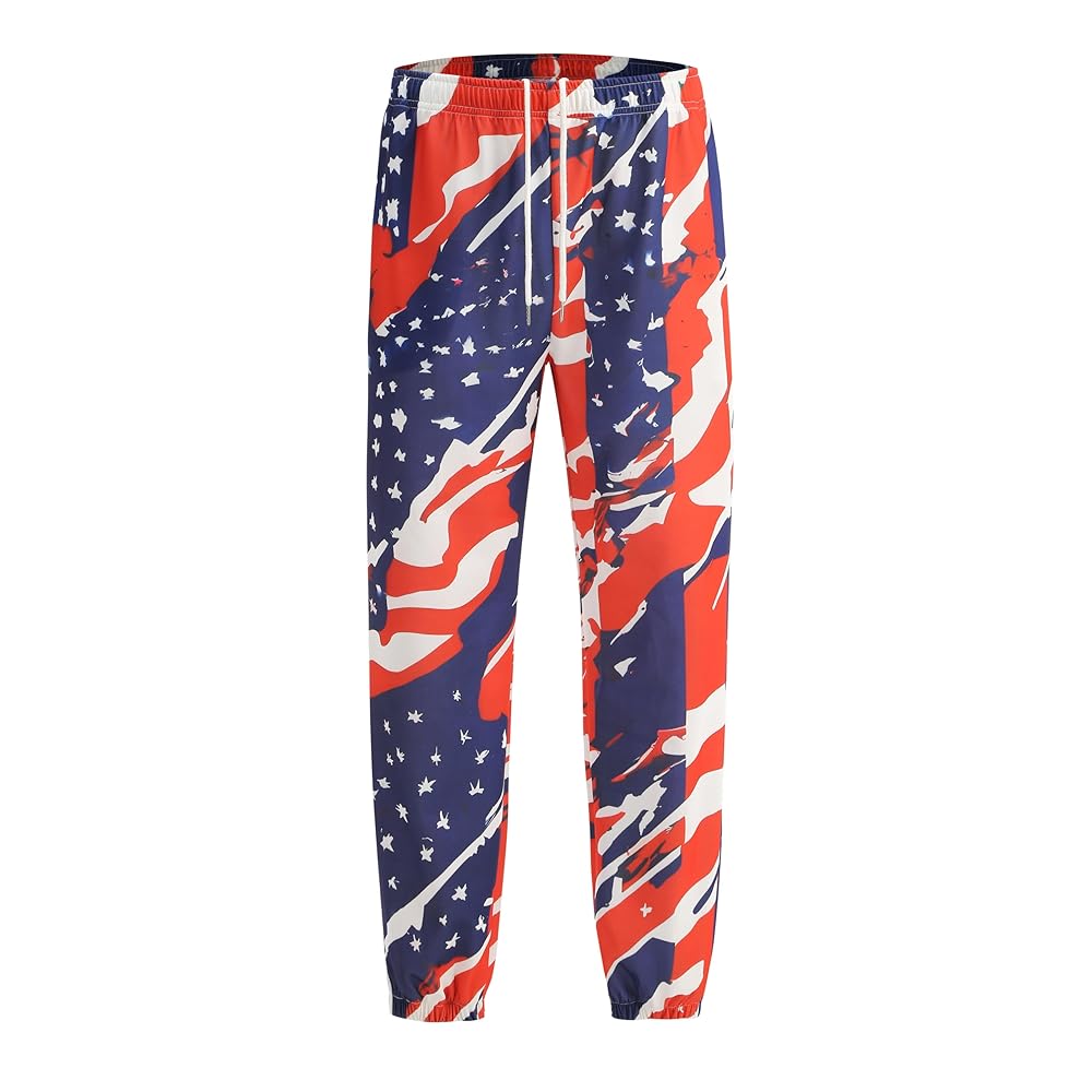 An application scenario or product detail of american flag pants - Image 5