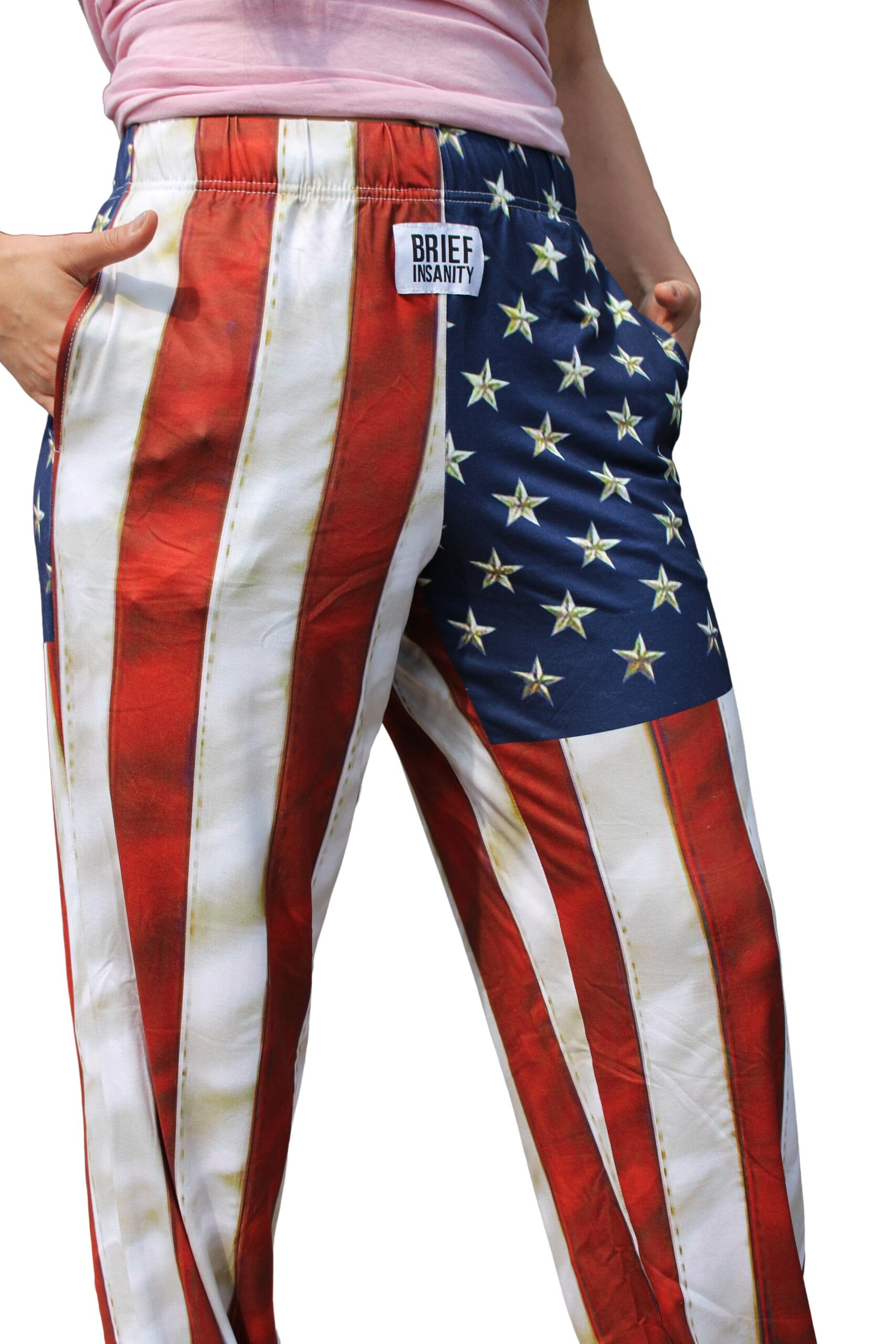 An application scenario or product detail of american flag pants - Image 7