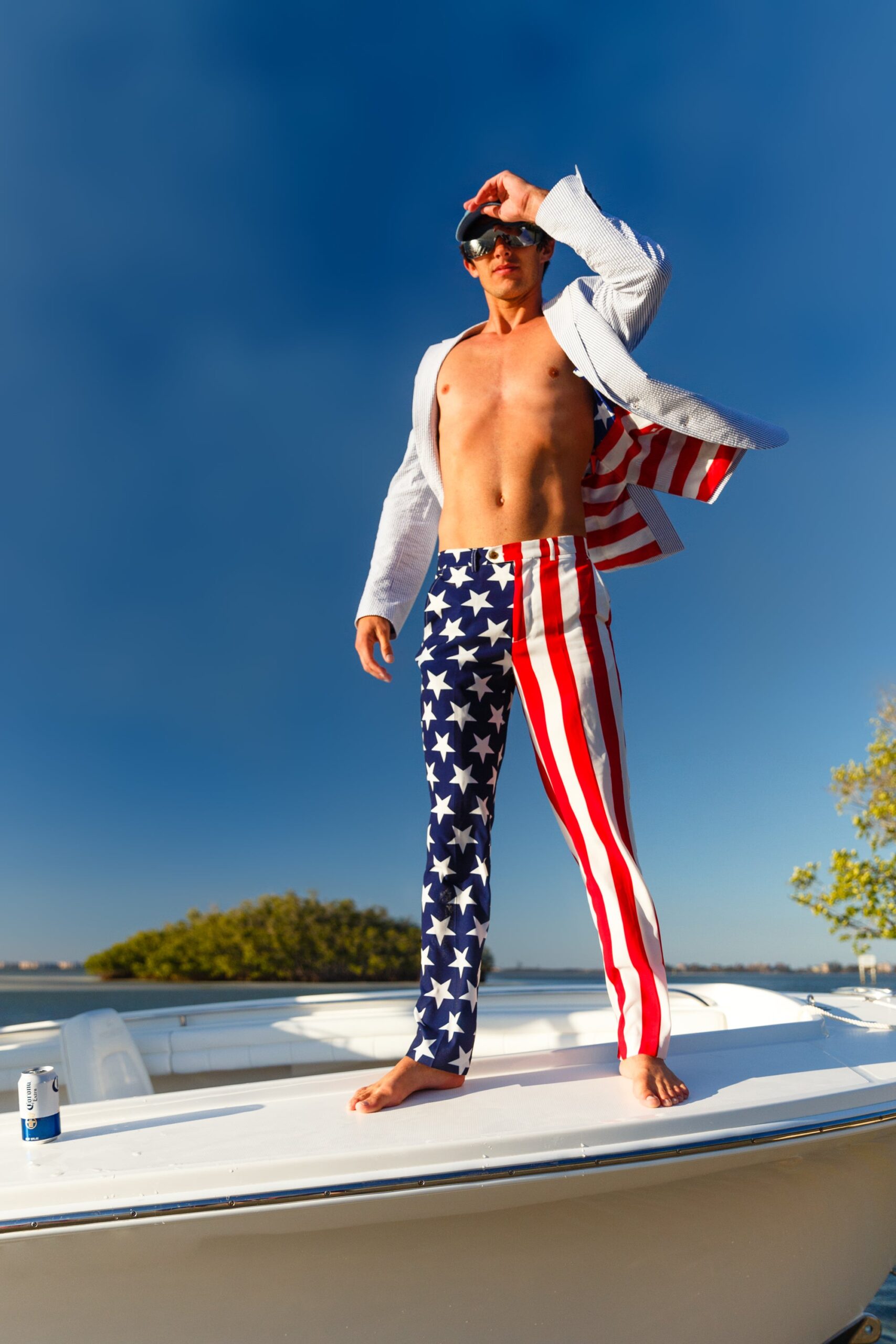 An application scenario or product detail of american flag pants - Image 18