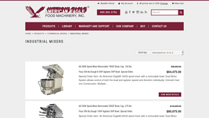 American Eagle - AE-200K & AE-250K Spiral Mixers