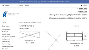 American Ladders - Cross Brace and Standard Frames