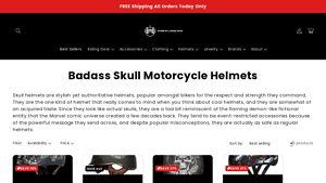 American Legend Rider - Skull Helmets