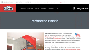 Ametco - Perforated Plastic Solutions
