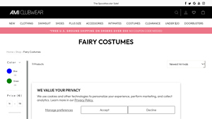 Amiclubwear - Light Green Holographic Mesh Sexy Tinker Pixie Fairy Costume