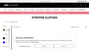 Amiclubwear - Sexy Stripper Clothes