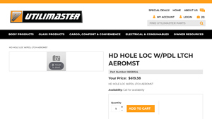Utilimaster - HD Hole Loc w/ PDL Latch Aeromst