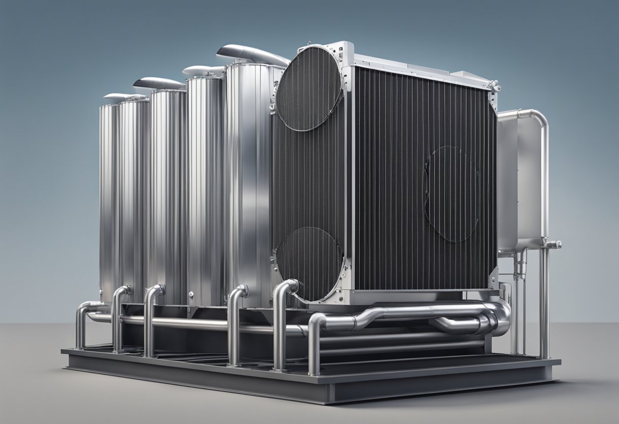 An application scenario or product detail of an induced draft air cooled condenser - Image 1