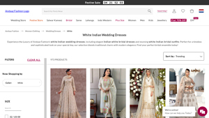 Andaaz Fashion - Elegant White Indian Wedding Dresses