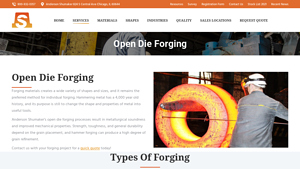 Anderson Shumaker - Open Die Forging Solutions